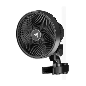 CLOUDRAY A6, GEN 2 Growzelt-Clip-Ventilator 150 mm mit langlebigem EC-Motor, 10-stufigen dynamischen Windmodi und Lüftergeschwin